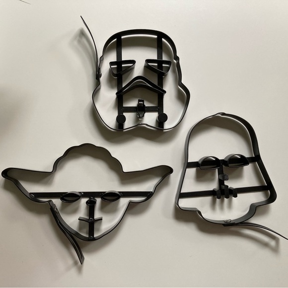 Williams Sonoma Three Star Wars Pancake Molds Yoda Darth Vader and Stormtrooper - Picture 1 of 6